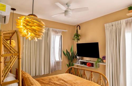 Puerto Morelos Apartamento | Custom decor-sleeps 6 with 2 pools- Condo near beach-Puerto Morelos Mexico,Casa Yellowstone