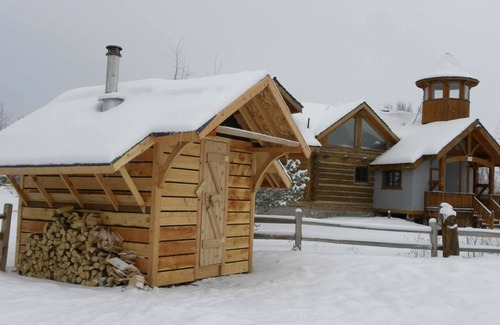 Clawson Cabina | Cabina de registro personalizado Rodeado De Gran Teton Vistas