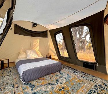 Wheatland Otro | Cute, Lakeside Glamping Bell Tent #2, Wheatland, California