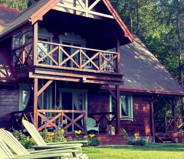 Płaska Casa | CzillasOrle luksusowy dom nad samym brzegiem jeziora Orle koło Augustowa