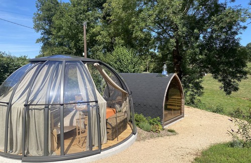 Varennes-sous-Dun Cabina | Dôme Transparent Hébergement Insolite