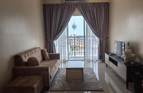 Kampung Lubok Peringgi Apartamento | D Aman Infinity Pool and AS Tower View Homestay 01