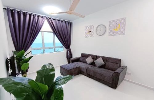 Kampung Ladang Tok Pelam Apartamento | D'luna Homestay Terengganu Seaview - Ocean View