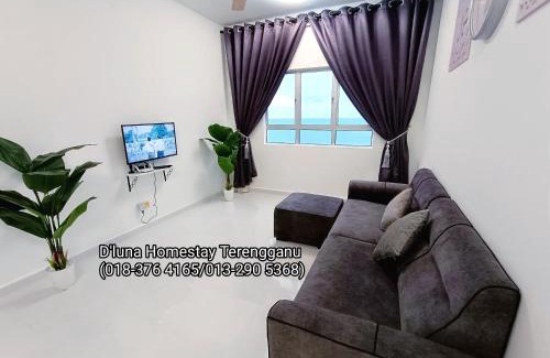 Kampung Ladang Tok Pelam Apartamento | D'luna Homestay Terengganu Seaview - Ocean View