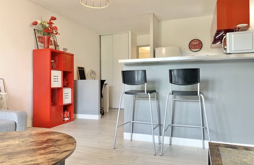 Secteur 1 Apartamento | Grand Studio❤���GEM. Aparcamiento gratuito!Terraza # D1