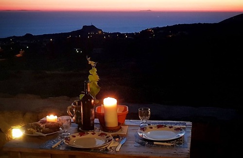 Pantelleria Villa | Dammuso Kuddia al atardecer