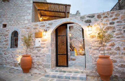 Koita Casa | Dandy Villas Mani - Old Tower House - Fireplace - Pool