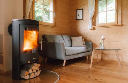 Hochegg Apartamento | Das Paradieschen Edlitz - stilvolles Blockhaus mit Kamin