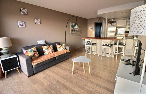 Hardelot-Plage Apartamento | DAUPHINS E3 : Apartment with beautiful sea view, 3rd floor, for up to 4 people
