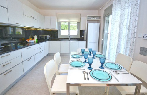 Spartylas Villa | Dazzling Corfu Villa | Villa Poppy | 5 Bedrooms | Breathtaking Sea Views | Spacious Furnished Sun Terrace | Private Outdoor Pool | BBQ Facilities | Shaded Outdoor Dining Area | Children's Playground with Play Equipment | Table Tennis | Spartilas