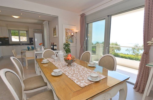 Spartylas Villa | Dazzling Corfu Villa | Villa Poppy | 5 Bedrooms | Breathtaking Sea Views | Spacious Furnished Sun Terrace | Private Outdoor Pool | BBQ Facilities | Shaded Outdoor Dining Area | Children's Playground with Play Equipment | Table Tennis | Spartilas