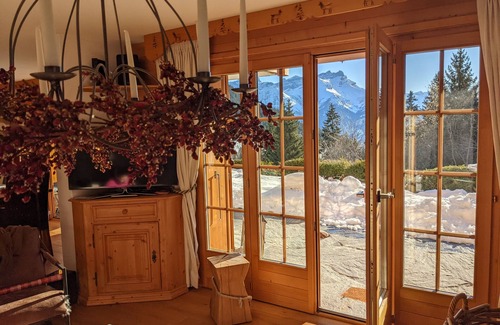 Villars-sur-Ollon Apartamento | De charme appartement with amazing south facing terrace
