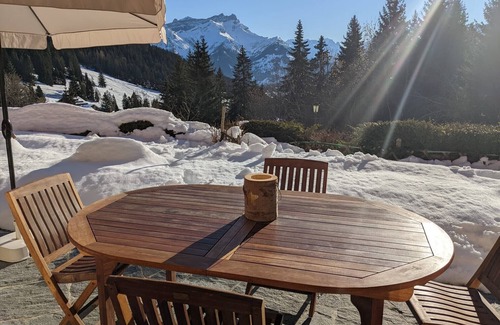 Villars-sur-Ollon Apartamento | De charme appartement with amazing south facing terrace
