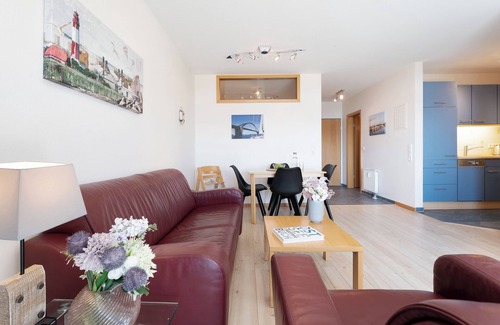 Ostholstein Apartamento | Apartment Strandburg Wehrend with balcony in the house Am Süd 9 on Fehmarn