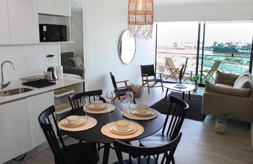 Historical District Apartamento | De Lujo 2D2B, Estacionamiento Terraza vista al Mar Servicio HOM