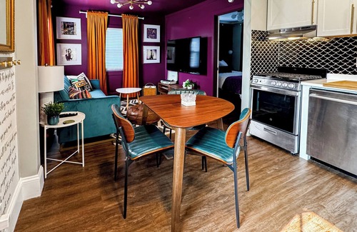 Wenonah Casa | Dearly Beloved Den + Prince Themed Purple Glam Pad Near MSP&MOA