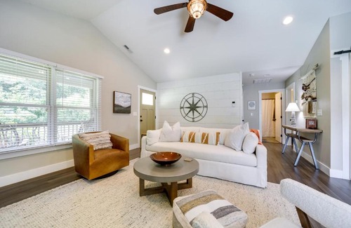 Cullowhee Casa | Deck and Mtn Views Riverfront Cullowhee Home