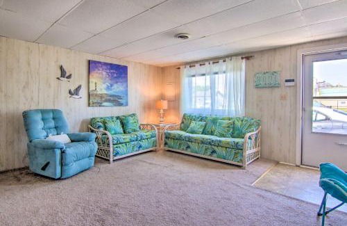 Caine Woods Casa | Deck with Canal Access Ocean City Townhome