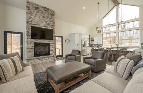 McHenry Casa | Deep Creek Luxury w/ Pool, Theater & Fireplace