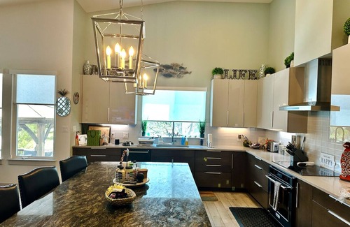 Highland Lake Estates Casa | Deer & Lake Sanctuary: POOL, HOT TUB, GOLFCART! Feed deer at a private oasis!