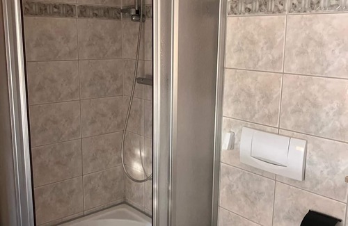 Insel Poel Apartamento | Deine Auszeit an den Salzwiesen im Fachwerkhaus mit Gemeinsamer Küche & Eingang