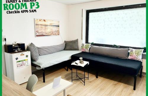 Creglingen Casa | Deine Pension, Family & Friends Room P3, 5 beds, 25qm, Check-in 4PM till 5AM