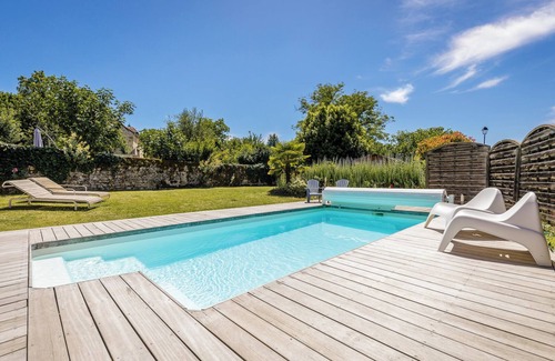 La Bachellerie Casa | Del Teil, casa de vacaciones con piscina climatizada, servicio y convivencia + wifi