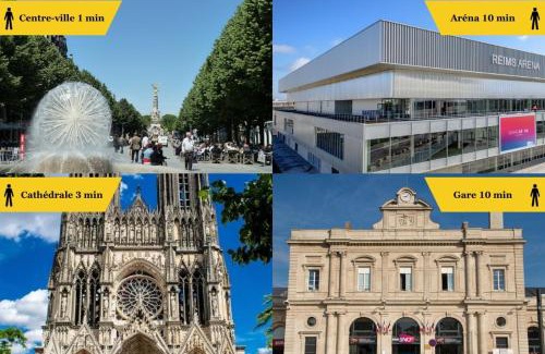 Hincmar Apartamento | Delacroix magnifique T2 avec parking au centre