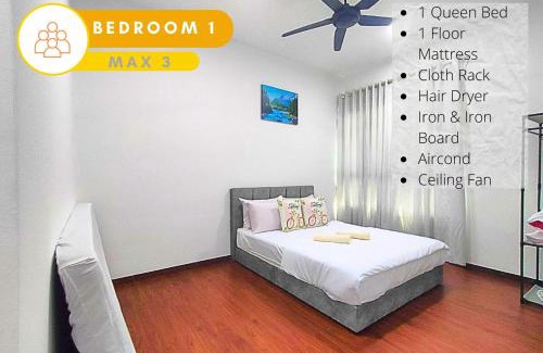 Shah Alam Apartamento | Delight 2R2B Modern High-Floor Retreat #GA7