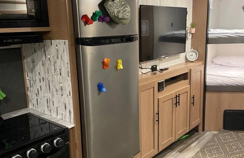 Fellowship Casa | Delightful 1-bedroom RV with parking on premises