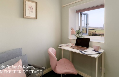 Ash Mill Cabaña | Rural-Tradicional-Baño Privado-Vista al campo-Gamekeeper Cottage
