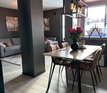 Lillehammer Apartamento | Delikat og moderne rekkehus