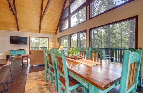 Angel Fire Casa | Deluxe A-Frame Home with Game Room and Deck!