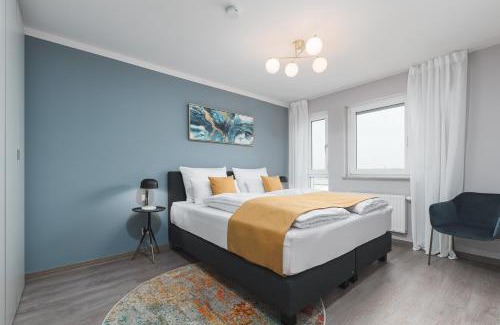 Leinfelden-Echterdingen Apartamento | DELUXE APARTMENT 2 Schlafzimmer - Aufzug - kostenlos Parken - Balkon - Messe Flughafen