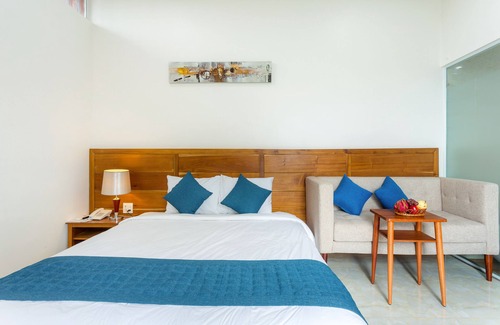 Thanh Ha Hotel | Habitación doble de lujo con vista al jardín
