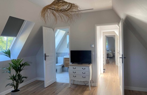 Lamonzie-Montastruc Casa | Habitación Deluxe Jules con vistas al jardín
