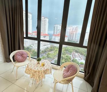 Seri Tanjung Pinang Apartamento | Deluxe Seaview Suite Tripe Bed with bath tub 13A