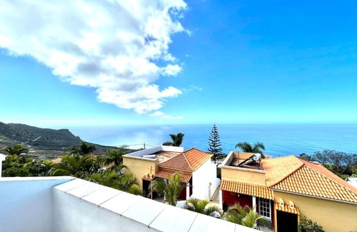 Las Indias Apartamento | Suite Deluxe con vista directa al Océano Atlántico y piscina