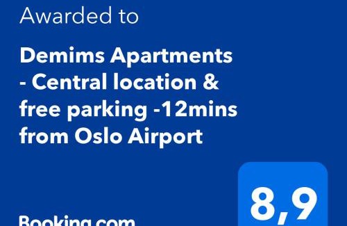 Lillestrom Apartamento | Demims Apartments Lillestrøm - Central location & Parking