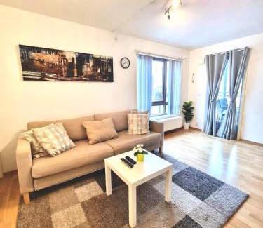 Lillestrom Apartamento | Demims Apartments Lillestrøm - Central location & Parking
