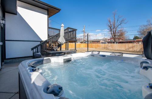 Lamar Heights Area Casa | Denver Getaway with Hot Tub, Grill, Firepit, Ping Pong, Cornhole & Foosball