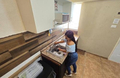 Zona Centro Apartamento | Departamento CENTRICO, Tv smart, minisplit nuevo, wifi 100 mb, cocina, lavadora, asador, parking, letra i