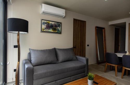 Zona Minerva Apartamento | Departamento con cama queen, alberca, gimnasio y coworking, a minutos de Expo Guadalajara