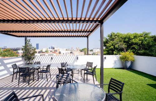 Americana Apartamento | Departamento Corazón de Guadalajara, 4 camas, Rooftop, Wifi
