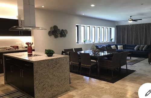 Telchac Puerto Apartamento | Departamento de lujo en planta baja Almares Kinuh, con Acceso a Marina Kinuh