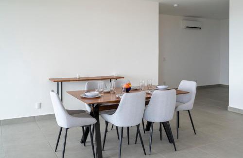 Parque Industrial Apartamento | Departamento de lujo frente a plaza Harbor