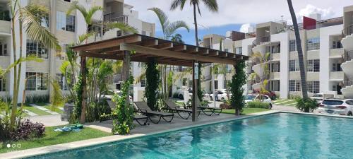 Manzanillo Apartamento | Departamento en condominio con alberca y área infantil