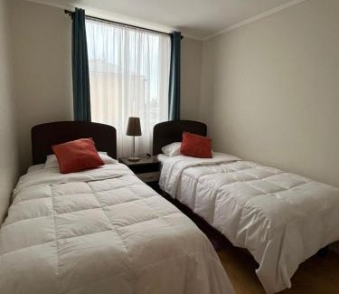 Talca Apartamento | Departamento full equipado ,2 dormitorios , Aire acondicionado, estacionamiento privado