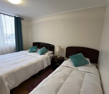 Talca Apartamento | Departamento full equipado ,2 dormitorios , Aire acondicionado, estacionamiento privado