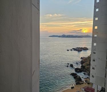 Zona costera de Acapulco Apartamento | Departamento vista al mar y acceso a playa en bahía de Acapulco - Torres Gemelas